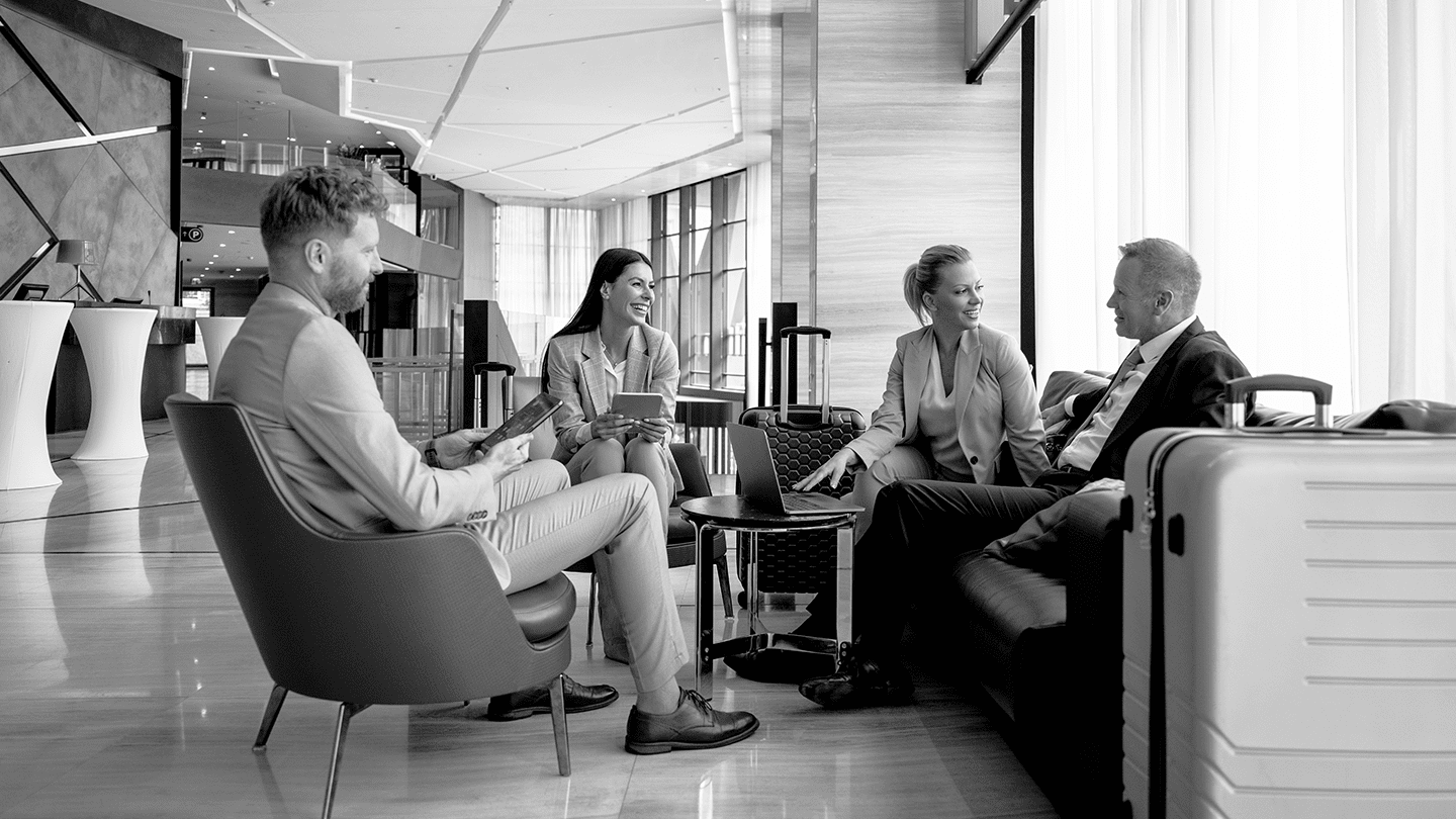 A discussion between two females and two males