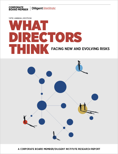 What Directors Think with Corporate Board Member: facing new and evolving risks
