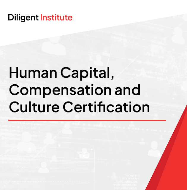 Human Capital, Compensation and Culture Certification