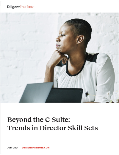 Beyond the C-Suite: Trends in Director Skill Sets report